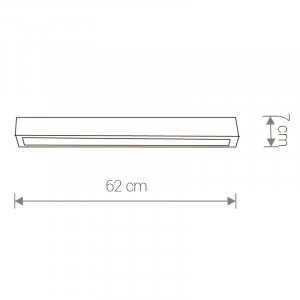 Люстра Nowodvorski 9623N STRAIGHT LED silver S