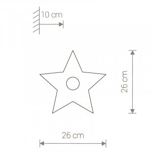 Бра Nowodvorski 9376N TOY-STAR GRAY