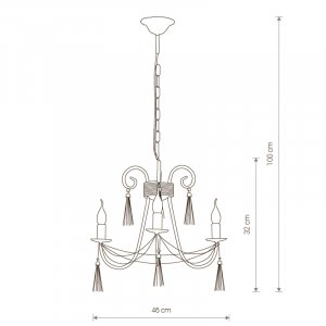 Люстра Nowodvorski 4983N TWIST white