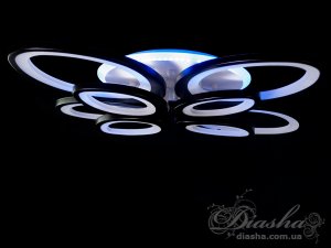 Светильник Diasha 8059-4+4BKLEDDIMMER2.4G