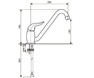 Смеситель для кухни EMMEVI DUKA CR44007