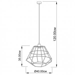 Люстра Imperium Light Black Fort 36140.05.49