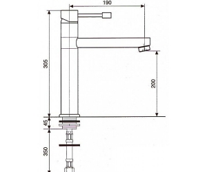 Смеситель для кухни EMMEVI EDEN SC71007